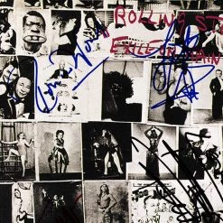 RARE-T Rolling Stones Exile On Main Street Gold LP Limited Signature Edition Studio Licensed Custom Frame