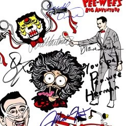 RARE-T Pee-Wee's Big Adventure Transcript Limited Signature Edition Studio Licensed Custom Frame Limited Edition Frames