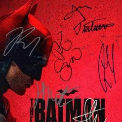 RARE-T The Batman 2022 Transcript Limited Signature Edition Studio Licensed Custom Frame