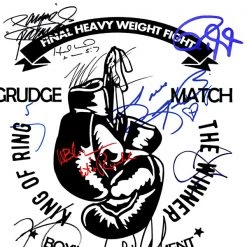 RARE-T Grudge Match Transcript Limited Signature Edition Studio Licensed Custom Frame Sports Memorabilia