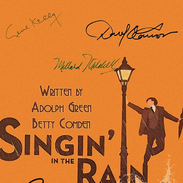 RARE-T Singin’ In The Rain Script Limited Signature Edition Studio Licensed Custom Frame Limited Edition Frames 5 RARE-T Singin’ In The Rain Script Limited Signature Edition Studio Licensed Custom Frame Limited Edition Frames