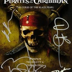 RARE-T Limited Edition Frames Pirates Of The Caribbean Movie Script Limited Signature Edition Studio Licensed Custom Frame