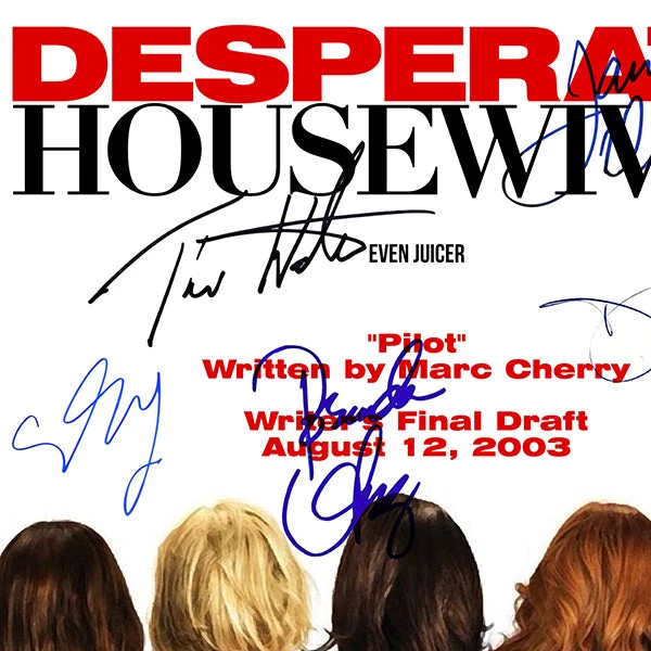 RARE-T Desperate Housewives Script Limited Signature Edition Studio Licensed Custom Frame Limited Edition Frames 5 RARE-T Desperate Housewives Script Limited Signature Edition Studio Licensed Custom Frame Limited Edition Frames