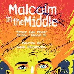 RARE-T Malcolm In The Middle Script Limited Signature Edition Studio Licensed Custom Frame