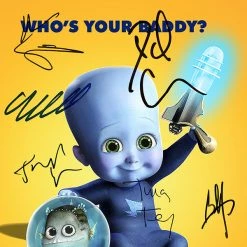 RARE-T Megamind Script Limited Signature Edition Studio Licensed Custom Frame