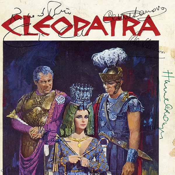 RARE-T Cleopatra 1963 Transcript Limited Signature Edition Studio Licensed Custom Frame 6 RARE-T Cleopatra 1963 Transcript Limited Signature Edition Studio Licensed Custom Frame