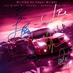 RARE-T Baby Driver Script Limited Signature Edition Studio Licensed Custom Frame