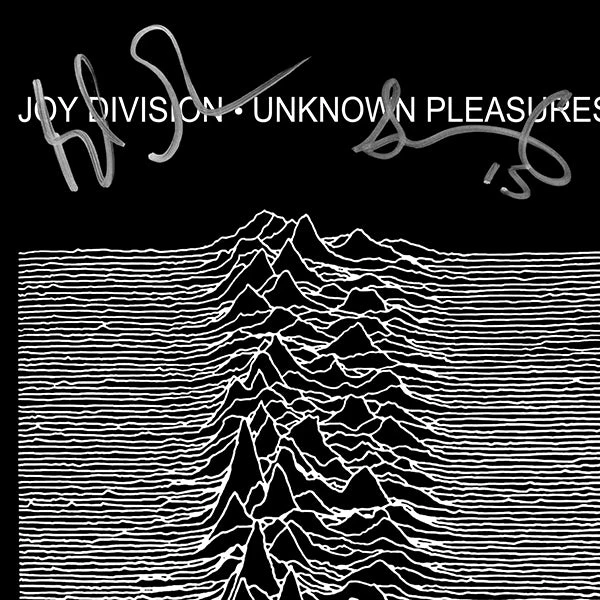 RARE-T Joy Division - Unknown Pleasures LP Cover Limited Signature Edition Studio Licensed Custom Frame 4 RARE-T Joy Division - Unknown Pleasures LP Cover Limited Signature Edition Studio Licensed Custom Frame