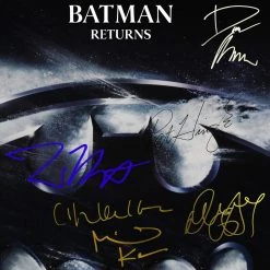 RARE-T Limited Edition Frames Batman Returns Script Limited Signature Edition Studio Licensed Custom Frame