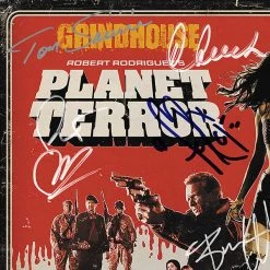 RARE-T Planet Terror - Original Motion Picture Soundtrack Gold LP Limited Signature Edition Studio Licensed Custom Frame