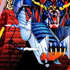 RARE-T Judas Priest - Defenders Of The Faith Gold LP Limited Signature Edition Studio Licensed Custom Frame