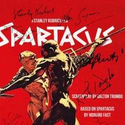 RARE-T Spartacus 1960 Transcript Limited Signature Edition Studio Licensed Custom Frame