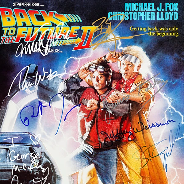 RARE-T Back To The Future 2 Mini Poster Limited Signature Edition Studio Licensed Custom Frame Limited Edition Frames 5 RARE-T Back To The Future 2 Mini Poster Limited Signature Edition Studio Licensed Custom Frame Limited Edition Frames