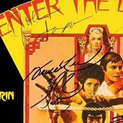 RARE-T Enter The Dragon - Original Motion Picture Soundtrack LP Cover Limited Signature Edition Studio Licensed Custom Frame Limited Edition Frames