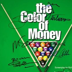 RARE-T The Color Of Money Transcript Limited Signature Edition Studio Licensed Custom Frame