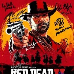 RARE-T Red Dead Redemption II Mini Poster Limited Signature Edition Studio Licensed Custom Frame NEW 12 RARE-T Red Dead Redemption II Mini Poster Limited Signature Edition Studio Licensed Custom Frame NEW