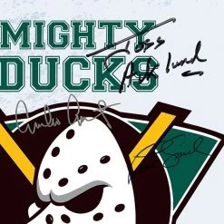 RARE-T NEW The Mighty Ducks Script Limited Signature Edition Studio Licensed Custom Frame