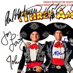 RARE-T Three Amigos - Original Motion Picture Soundtrack Platinum LP Limited Signature Edition Studio Licensed Custom Frame