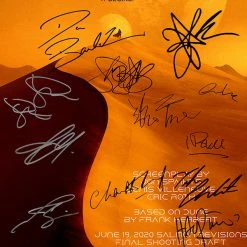 RARE-T Dune 2021 Script Limited Signature Edition Studio Licensed Custom Frame Limited Edition Frames