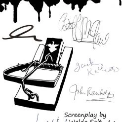 RARE-T Limited Edition Frames Serpico Script Limited Signature Edition Studio Licensed Custom Frame