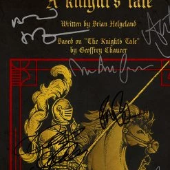 RARE-T Limited Edition Frames A Knight's Tale Script Limited Signature Edition Studio Licensed Custom Frame 16 RARE-T Limited Edition Frames A Knight's Tale Script Limited Signature Edition Studio Licensed Custom Frame