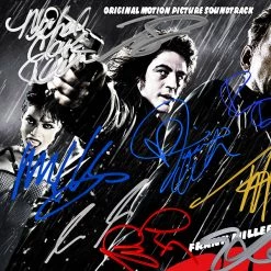 RARE-T Sin City - Original Motion Picture Soundtrack Platinum LP Limited Signature Edition Studio Licensed Custom Frame