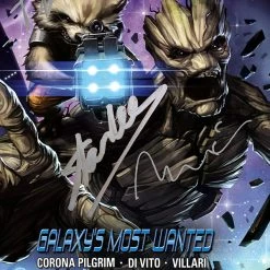 RARE-T Guardians Of The Galaxy #1 Galaxy's Most Wanted Comic Book Cover Limited Signature Edition Studio Licensed Custom Frame