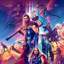 RARE-T NEW Thor Love & Thunder Mini Poster Limited Signature Edition Studio Licensed Custom Frame