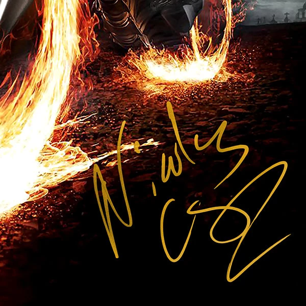 RARE-T Ghost Rider Art Print Limited Signature Edition Studio Licensed Custom Frame 4 RARE-T Ghost Rider Art Print Limited Signature Edition Studio Licensed Custom Frame