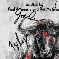 RARE-T Bull Transcript Limited Signature Edition Studio Licensed Custom Frame