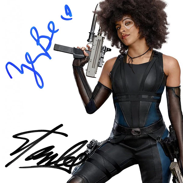 RARE-T Deadpool 2 Domino Limited Signature Edition Studio Licensed Photo Custom Frame Limited Edition Frames 4 RARE-T Deadpool 2 Domino Limited Signature Edition Studio Licensed Photo Custom Frame Limited Edition Frames