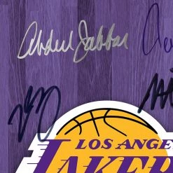 RARE-T Los Angeles Lakers Franchise Photo Limited Signature Edition Licensed Custom Frame Sports Memorabilia