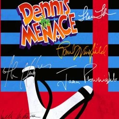 RARE-T Dennis The Menace Transcript Limited Signature Edition Studio Licensed Custom Frame
