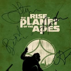 RARE-T Rise Of The Planet Of The Apes Script Limited Signature Edition Studio Licensed Custom Frame