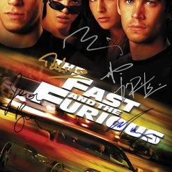 RARE-T The Fast And The Furious Mini Poster Limited Signature Edition Studio Licensed Custom Frame