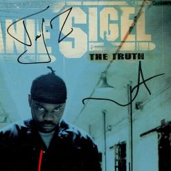 RARE-T Beanie Sigel - The Truth Gold LP Limited Signature Edition Studio Licensed Custom Frame Limited Edition Frames