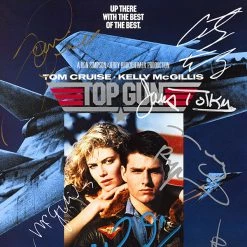 RARE-T Top Gun Mini Poster Limited Signature Edition Studio Licensed Custom Frame Limited Edition Frames