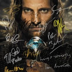 RARE-T Lord Of The Rings The Return Of The King Mini Poster Limited Signature Edition Studio Licensed Custom Frame Signature Edition Mini Poster
