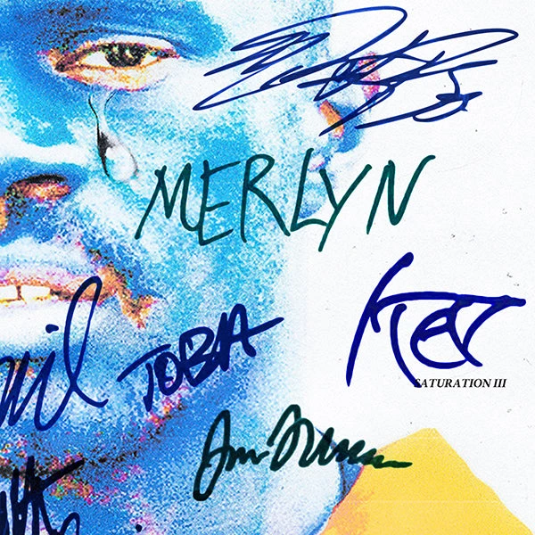 RARE-T Brockhampton - Saturation III Gold LP Limited Signature Edition Studio Licensed Custom Frame Limited Edition Frames 5 RARE-T Brockhampton - Saturation III Gold LP Limited Signature Edition Studio Licensed Custom Frame Limited Edition Frames