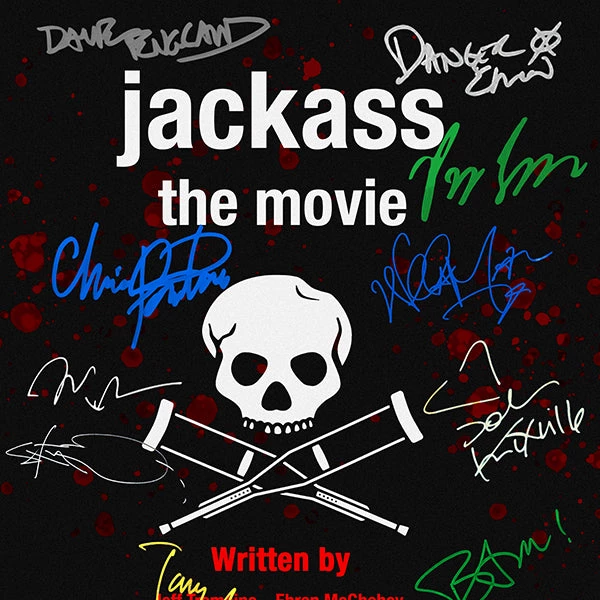 RARE-T NEW Jackass The Movie Transcript Limited Signature Edition Studio Licensed Custom Frame 5 RARE-T NEW Jackass The Movie Transcript Limited Signature Edition Studio Licensed Custom Frame
