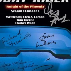 RARE-T Knight Rider 1982 Script Limited Signature Edition Studio Licensed Custom Frame Limited Edition Frames