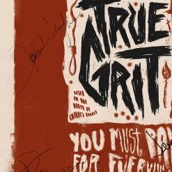 RARE-T True Grit (1969) Script Limited Signature Edition Studio Licensed Custom Frame Limited Edition Frames