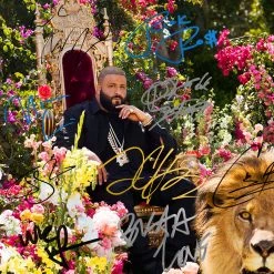 RARE-T DJ Khaled - Major Key Gold LP Limited Signature Edition Studio Licensed Custom Frame Limited Edition Frames