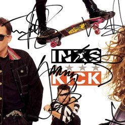 Rare-T Limited Edition Frames INXS - Kick Gold LP Limited Signature Edition Studio Licensed Custom Frame