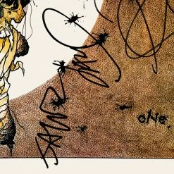 G.R.O. Metallica - One Gold LP Limited Signature Edition Studio Licensed Custom Frame Limited Edition Frames