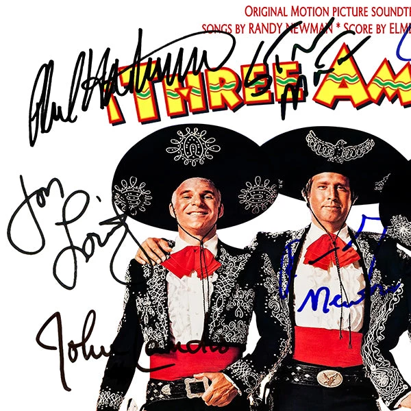 RARE-T Three Amigos - Original Motion Picture Soundtrack Gold LP Limited Signature Edition Studio Licensed Custom Frame 5 RARE-T Three Amigos - Original Motion Picture Soundtrack Gold LP Limited Signature Edition Studio Licensed Custom Frame