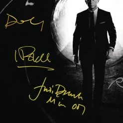 RARE-T Skyfall 007 - Soundtrack Platinum LP Limited Signature Edition Studio Licensed Custom Frame Limited Edition Frames