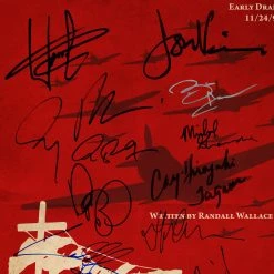 RARE-T Pearl Harbor Script Limited Signature Edition Studio Licensed Custom Frame Limited Edition Frames 15 RARE-T Pearl Harbor Script Limited Signature Edition Studio Licensed Custom Frame Limited Edition Frames