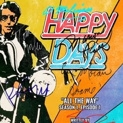 RARE-T Happy Days Transcript Limited Signature Edition Studio Licensed Custom Frame Limited Edition Frames