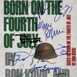 RARE-T Born On The Fourth Of July Script Limited Signature Edition Studio Licensed Custom Frame 14 RARE-T Born On The Fourth Of July Script Limited Signature Edition Studio Licensed Custom Frame